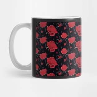 rose pattern Mug